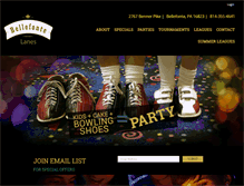 Tablet Screenshot of bellefontelanes.com